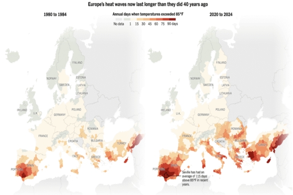 Visualizing Progression of Heat Waves in Europe – Center for Data ...